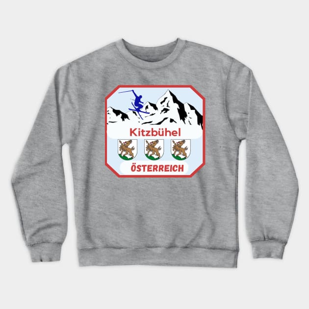 Kitzbühel, Austria' Crewneck Sweatshirt by Papilio Art